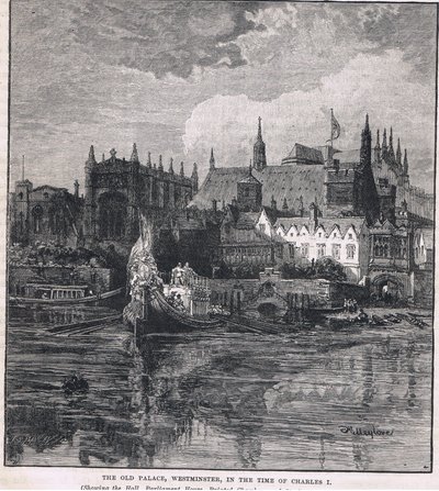 Il Palazzo di Westminster al tempo di Carlo I 1604 da John Fulleylove